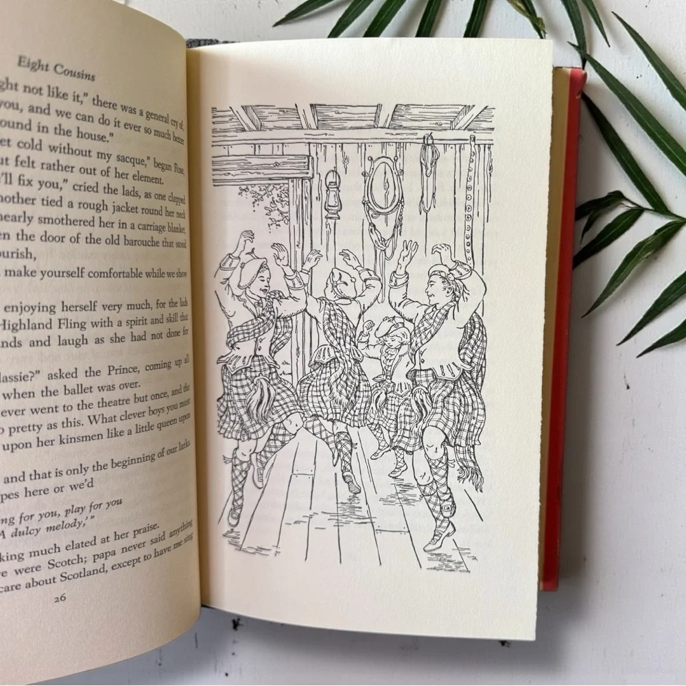 Eight Cousins by Louisa May Alcott Vintage Junior Deluxe Edition Hardcover 1958